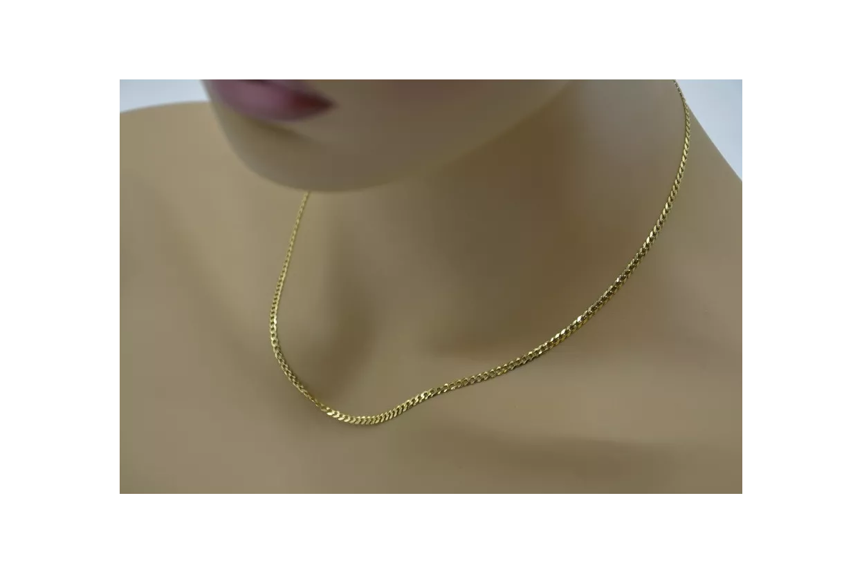 Yellow rose gold chain ★ russiangold.com ★ Gold 585 333 Low price