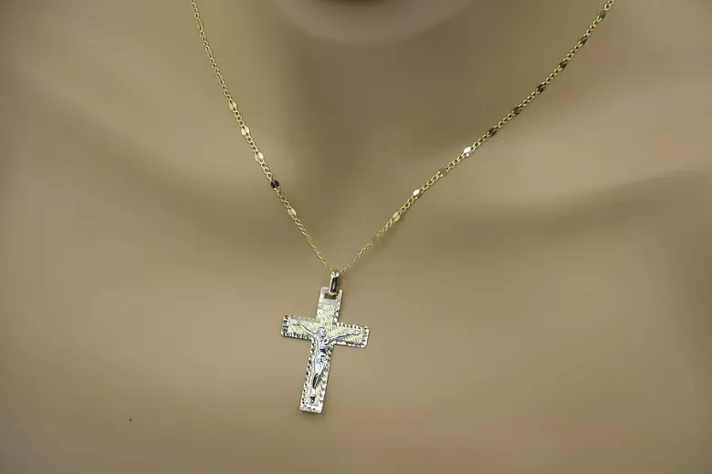 Croix ★ catholique d’or russiangold.com ★ or 585 333 Prix bas