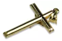 Cruz ★ Católica de Oro russiangold.com ★ Oro 585 333 Precio bajo