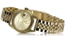 Gold men's watch Geneve ★ zlotychlopak.pl ★ Gold purity 585 333 Low Price!