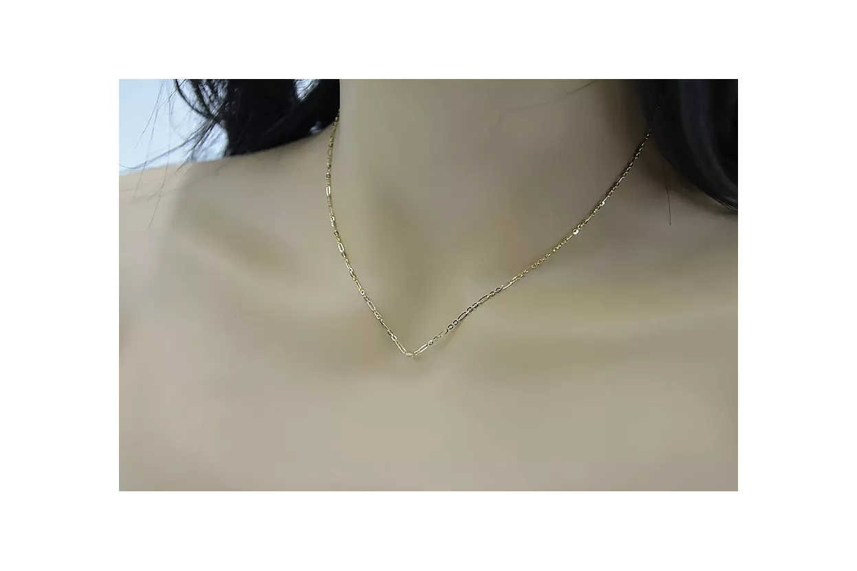 Yellow rose gold chain ★ russiangold.com ★ Gold 585 333 Low price