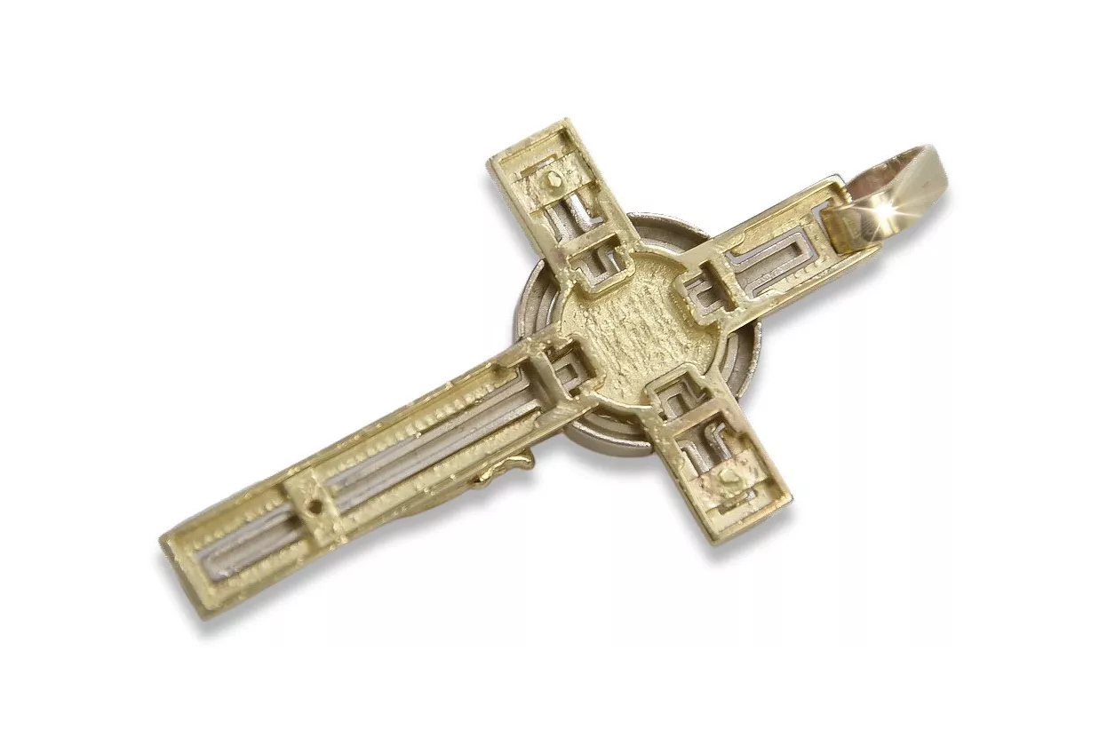 Golden Catholic Cross ★ russiangold.com ★ Gold 585 333 Low price