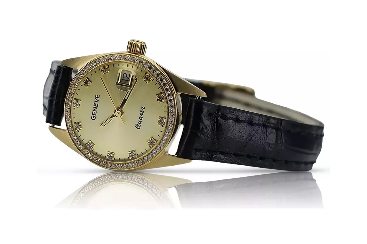 Montre femme en or ★ zlotychlopak.pl ★ Pureté de l&#39;or 585 333 Prix bas !