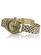 Gold men's watch Geneve ★ zlotychlopak.pl ★ Gold purity 585 333 Low Price!