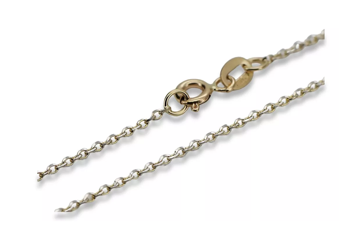 Yellow rose gold chain ★ russiangold.com ★ Gold 585 333 Low price