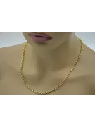 Yellow rose gold chain ★ russiangold.com ★ Gold 585 333 Low price