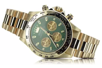 Жълт 14k 585 златен мъжки часовник Geneve mw014ydgr&mbw015y