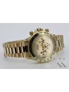 Goldene Herrenuhr Geneve ★ zlotychlopak.pl ★ Gold Reinheit 585 333 Niedriger Preis!