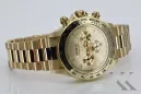 Gold men's watch Geneve ★ zlotychlopak.pl ★ Gold purity 585 333 Low Price!