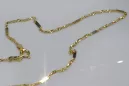 Yellow rose gold chain ★ russiangold.com ★ Gold 585 333 Low price