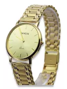 Gold men's watch Geneve ★ zlotychlopak.pl ★ Gold purity 585 333 Low Price!