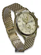 Gold men's watch Geneve ★ zlotychlopak.pl ★ Gold purity 585 333 Low Price!