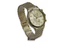 Reloj de mujer en oro con pulsera unisex 14k 585 Geneve mw007y&mbw013y-f