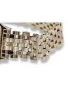 Bracelet ★ de montre en or rose jaune russiangold.com ★ or 585 333 Prix bas