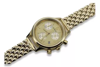 Reloj de pulsera amarillo 14k 585 dorado para dama Reloj Geneve lw019y&lbw004y