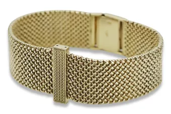 Braceletă de aur pentru bărbaţi 14k 585 ceas italian stil coth002y&mbw014y