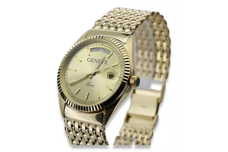 Montre homme en or Genève ★ zlotychlopak.pl ★ Pureté de l’or 585 333 Prix bas!