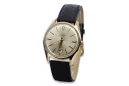 Vintage rose 14k 585 gold men's Poliot watch vw004