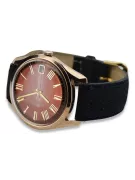 Vintage rose 14k 585 gold men's Poliot watch vw035