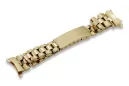 Yellow rose gold watch bracelet ★ russiangold.com ★ Gold 585 333 Low price