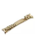 Yellow rose gold watch bracelet ★ russiangold.com ★ Gold 585 333 Low price