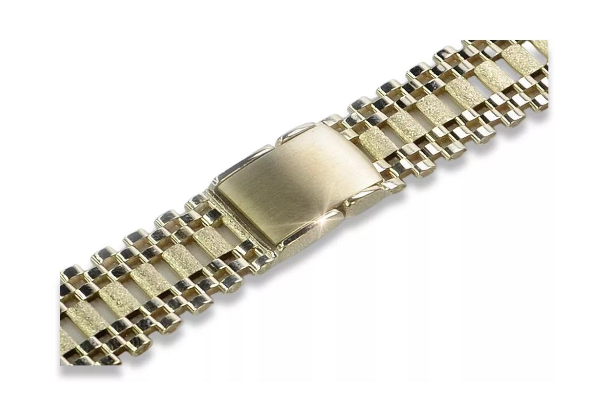 Bracelet ★ de montre en or rose jaune russiangold.com ★ or 585 333 Prix bas