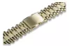 Bracelet de montre en or 14k 585 homme jaune mbw010y