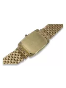 Gold men's watch Geneve ★ zlotychlopak.pl ★ Gold purity 585 333 Low Price!