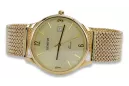 14K Gold Men's Watch, Italian, 40mm Case, Quartz