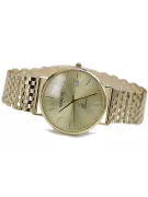 Gold men's watch Geneve ★ zlotychlopak.pl ★ Gold purity 585 333 Low Price!