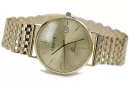 Gold men's watch Geneve ★ zlotychlopak.pl ★ Gold purity 585 333 Low Price!