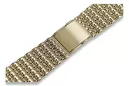 14K Gold Men's Watch Bracelet 20mm Italy