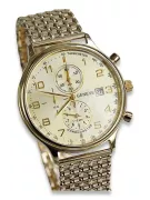 Златен часовник 14k 585 с гривна Geneve mw005ydy&mbw013y