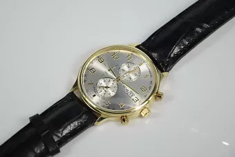 Złoty zegarek męski 14k 585 Geneve mw005y