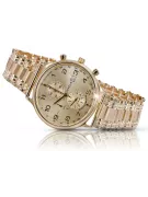 Reloj de oro para hombre Geneve ★ zlotychlopak.pl ★ Pureza de oro 585 333 Precio bajo!