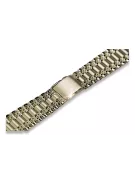 14K Gold Men's Watch Bracelet 20mm Italian