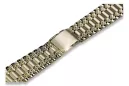 14K Gold Men's Watch Bracelet 20mm Italian