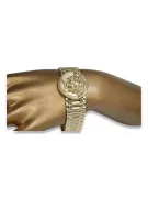 Gold men's watch Geneve ★ zlotychlopak.pl ★ Gold purity 585 333 Low Price!