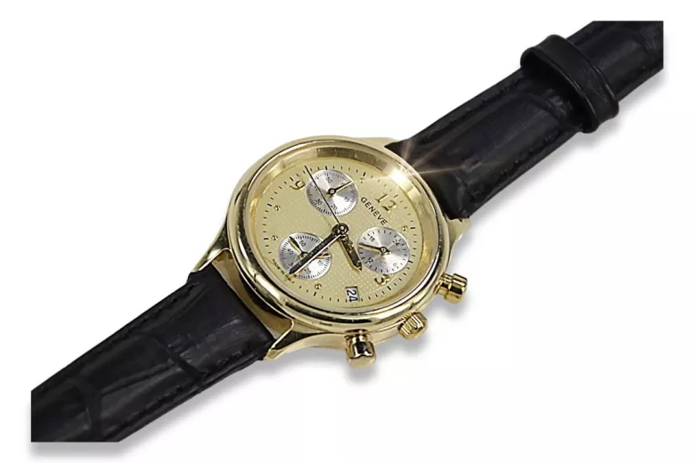 Montre homme en or Genève ★ zlotychlopak.pl ★ Pureté de l’or 585 333 Prix bas!