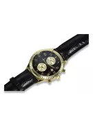 Bracelet de montre homme en or 14K, largeur 18mm, Italien