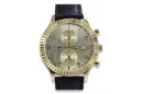 Gold men's watch Geneve ★ zlotychlopak.pl ★ Gold purity 585 333 Low Price!