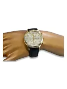 Reloj de oro para hombre Geneve ★ zlotychlopak.pl ★ Pureza de oro 585 333 Precio bajo!