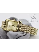 Gold men's watch Geneve ★ zlotychlopak.pl ★ Gold purity 585 333 Low Price!