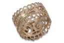 Rose russe rose 14k 585 or Vintage ring vrn003