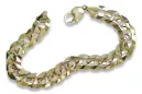 Yellow rose gold bracelet ★ russiangold.com ★ Gold 585 333 Low price