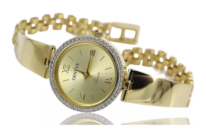 Gold ladies watch ★ zlotychlopak.pl ★ Gold purity 585 333 Low price!