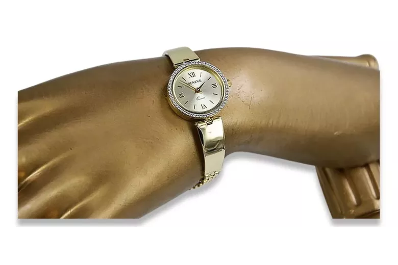 Gold ladies watch ★ zlotychlopak.pl ★ Gold purity 585 333 Low price!