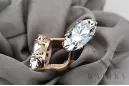 Original Jahrgang 14K Rose Gold Zircon Ring Vintage vec021r