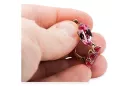 Ruby Original Vintage 14K Rose Gold Ring Vintage craft vec021r