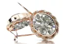 Zircon Original Vintage 14K Rose Gold Inel Vintage stil vec007r